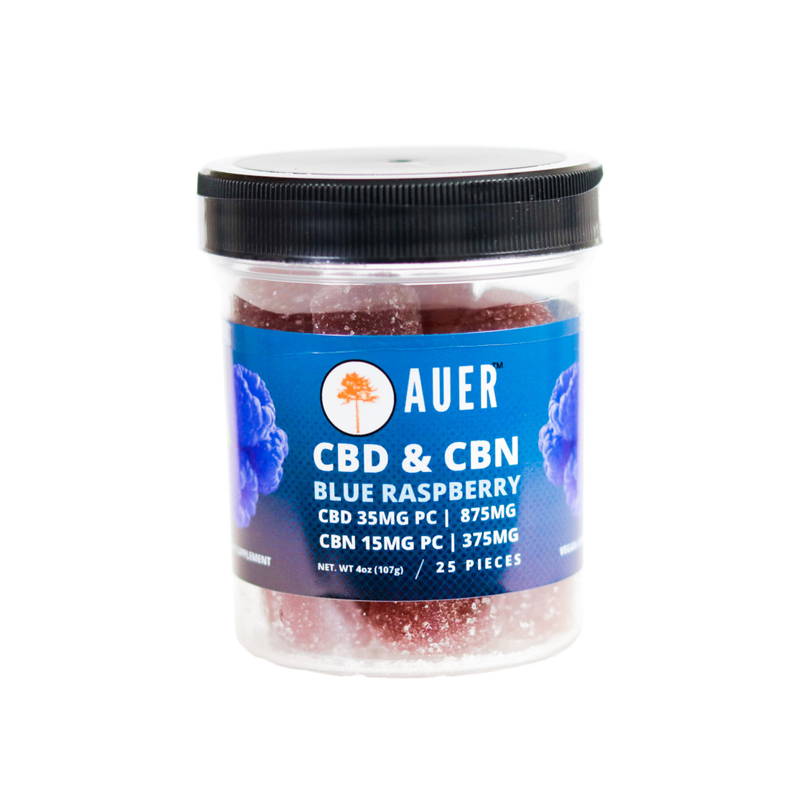 CBD & CBN Blue Raspberry Vegan Gummy for Sleep