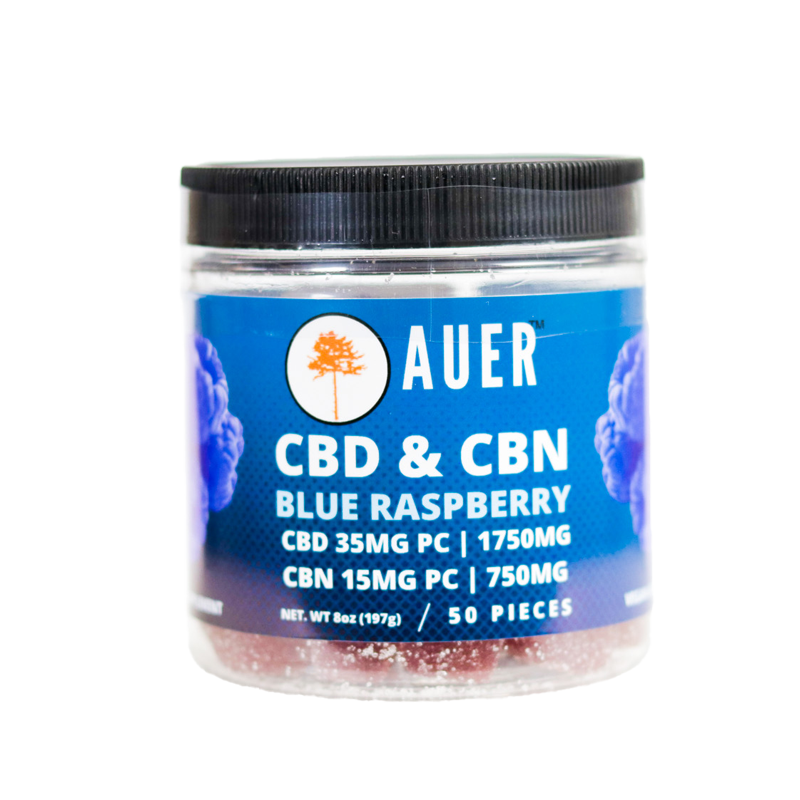 CBD & CBN Blue Raspberry Vegan Gummy for Sleep