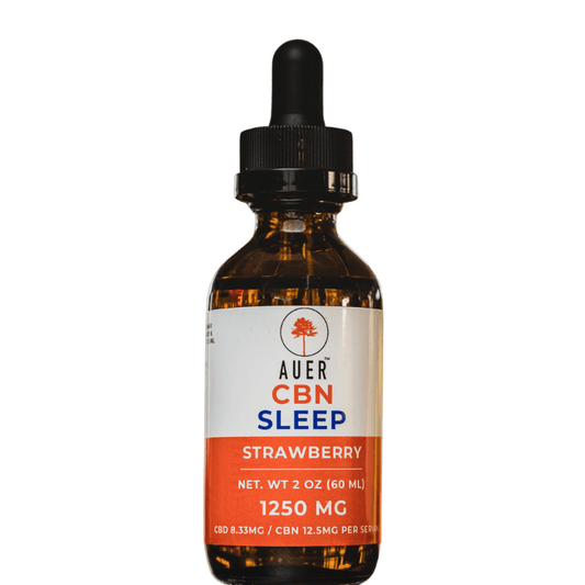 1250mg CBN Sleep Tincture - Full Spectrum CBD Oil Strawberry | CBN Product