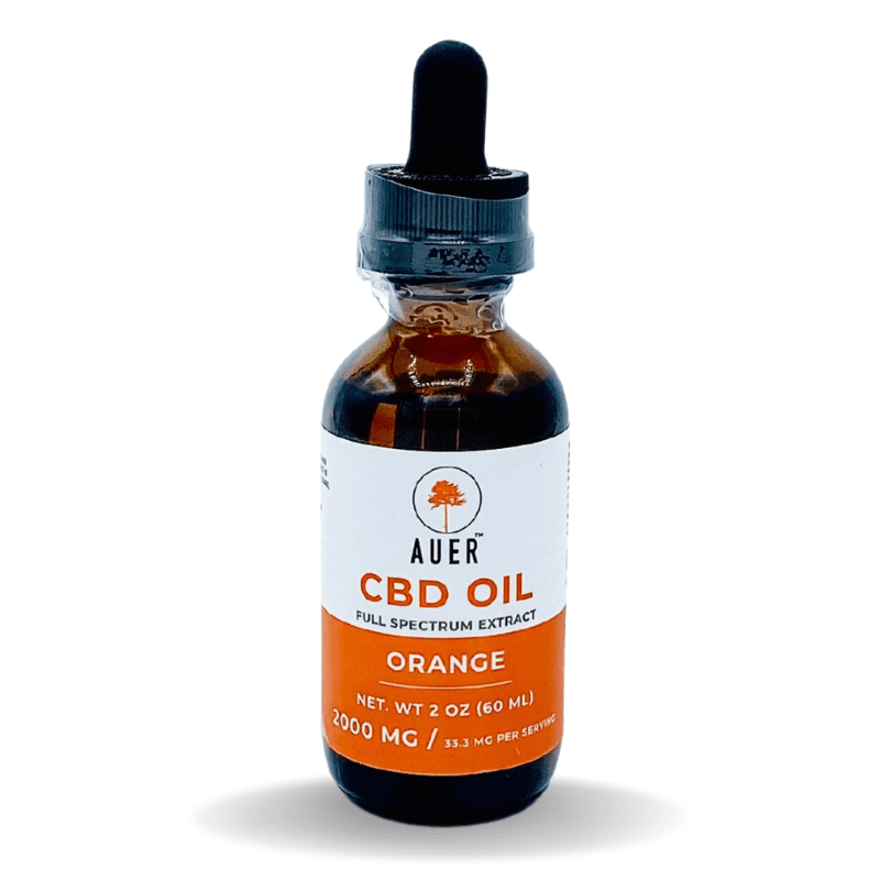 Orange Full Spectrum CBD Oil - Made from Premium Hemp