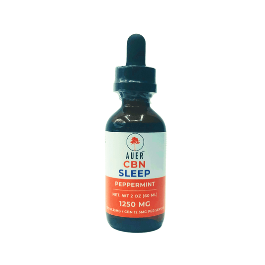 1250mg CBN Sleep Tincture - CBD Oil Peppermint | CBD + CBN Tincture